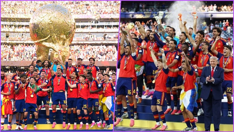 España elimina a Trump de la foto del título mundial tras incómodo momento en la celebración