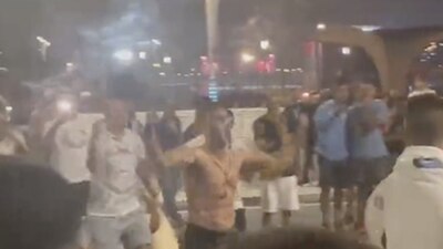 La gresca se registró a unos días del partido que definirá la fase de grupos entre ambos equipos