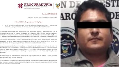 Elementos de seguridad encontraron una larga y una corta, además de cartuchos útiles