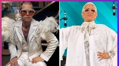 Eugenia León fue criticada por su aspecto similar a Elton John