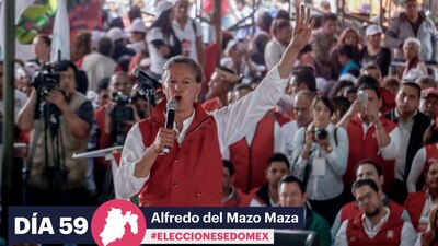 El priista cerró su campaña en el municipio de Ecatepec