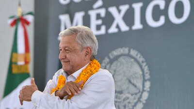 El presidente tiene tiempo para hacer bromas