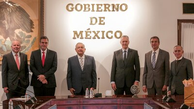 James Quincey, CEO global de Coca-Cola en reunión con AMLO
