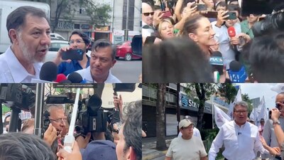 Los y la aspirante a la candidatura de Morena por la Presidencia de la República alistan oficialmente sus aspiraciones