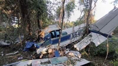 La aeronave aparentemente acababa de despegar del aeropuerto