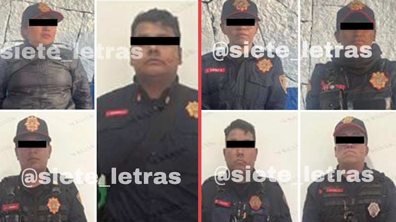 Arrestan a 7 policías en CDMX por presunto abuso sexual y un robo durante una inspección