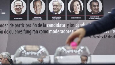 En un sorteo se fue definiendo la participación de los presidenciables