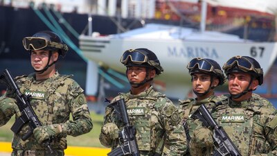 La caída de 'El R' re realizó en un operativo en el que participaron elementos de la Marina