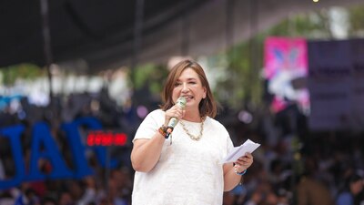 La candidata estuvo de gira por el Estado de México