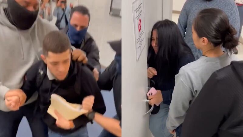 VIDEO: Detienen a joven en EU... al salir de su cita con migración