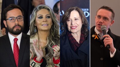 Víctor Hugo Romo, Nora Arias, María Rojo y Adrián Rubalcava