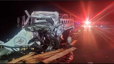 Durante la madrugada se registró un percance en una carretera de Oaxaca