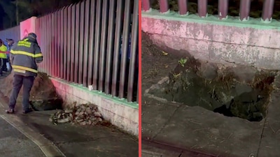 Joven de 16 años cae en obra inconclusa de dos metros en Venustiano Carranza
