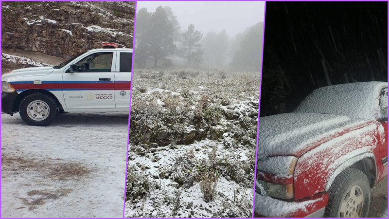 GALERÍA: Estados del país amanecen ‘vestidos de blanco’ por intensos fríos y nevadas