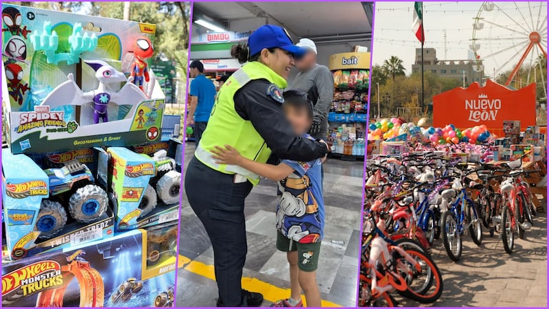 Policías y gobernadores ayudaron a los Reyes Magos a repartir juguetes