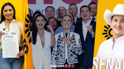 José Sabino Herrera y Araceli Saucedo están afiliados al PRD, pero ahora son de la bancada Morenista