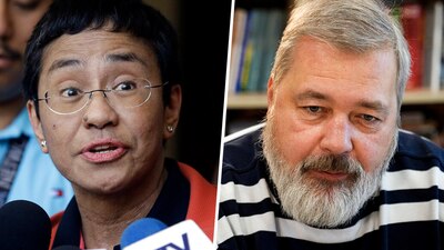 Los periodistas fueron reconocidos por su lucha a favor de la libertad de expresión