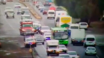 El detenido fue trasladado a la fiscalía de Tecámac para determinar su situación jurídica