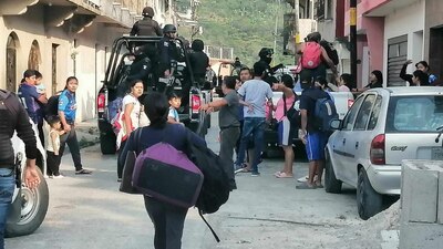 Cientos de uniformados arribaron al estado para restablecer el orden