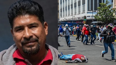 se queda sin vista maestro de la CNTE