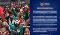 Ecuador presenta reclamo formal ante la FIFA por comportamiento de aficionados mexicanos
