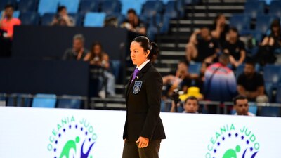 Elizabeth cuenta con 18 años de experiencia como árbitra en Judo