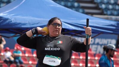 La atleta ganó el segundo lugar y rompió récord