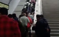 Falla en escalera eléctrica del Metro termina con 11 pasajeros lesionados en Quevedo
