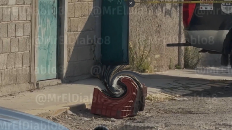 ¡De terror! Hallan caja con restos humanos en calles de Tultitlán