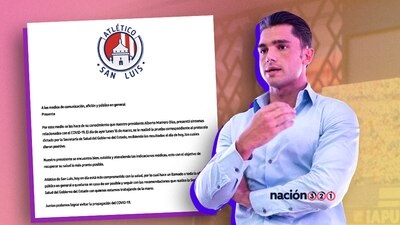 El caso del presidente del Atlético de San Luis es el primero que se da en la liga de futbol mexicano