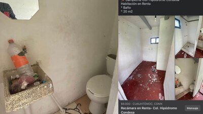 El cuarto sólo mide 20 metros cuadrados y no se encuentra en las mejores condiciones