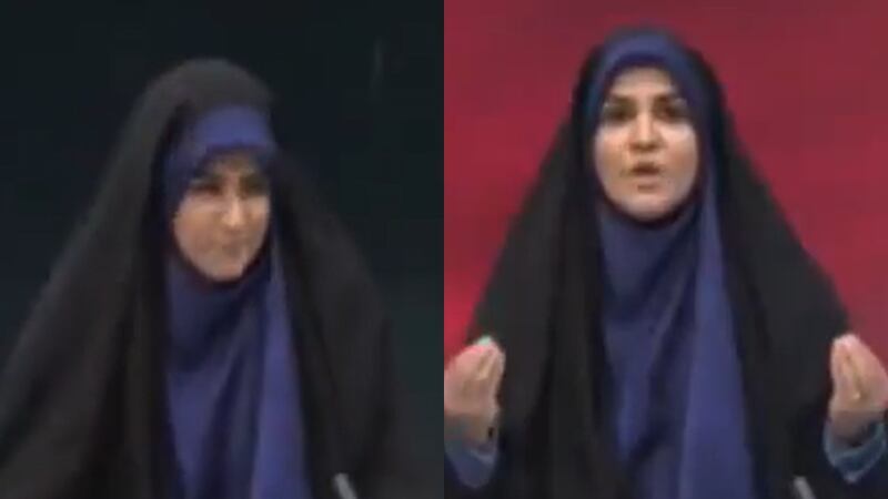 VIDEO: Televisora estatal de Irán interrumpe una transmisión en vivo ante ataque israelí