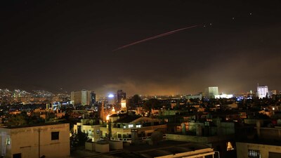 Los objetivos de la coalición internacional se encontraban en la capital siria