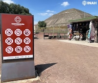 Así son las medidas de seguridad para ingresar a Teotihuacán