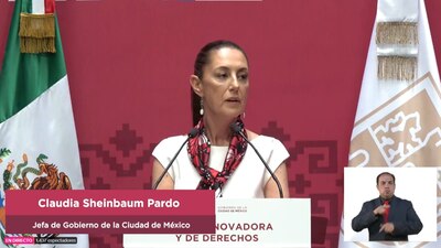 La jefa de Gobierno destacó que un 67.5% de los mexicanos abraza la idea de tener una presidenta