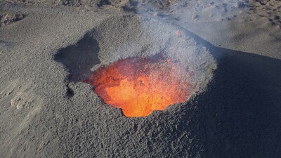 La formación tiene lugar en Islandia.