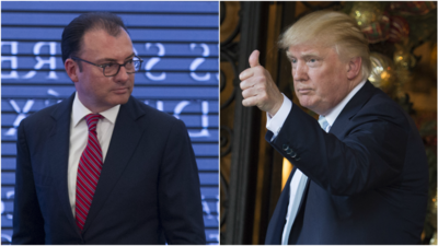 Luis Videgaray (izq) fue descrito como una persona "maravillosa", por Trump