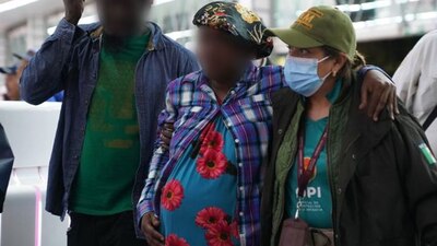 Las personas aseguradas fueron llevaras ante autoridades para revisar su estatus