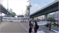 Caos vial rumbo al México-Inglaterra: manifestantes bloquean Periférico Sur a horas del partido
