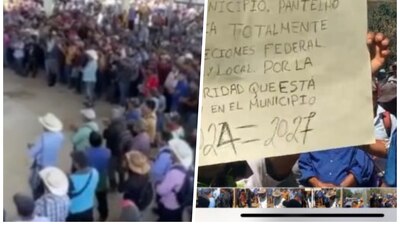 Los pobladores acodaron no participar