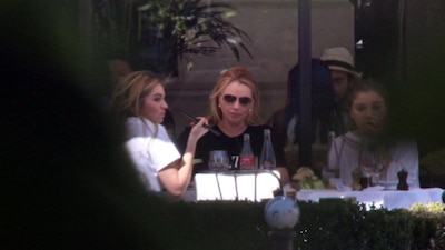 Angélica Rivera y sus hijas, en la capital de Francia