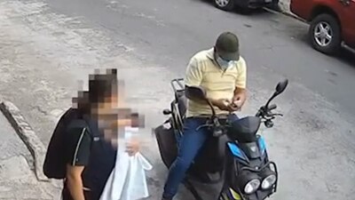 El hombre amagó con disparar a la mujer o a su bebé