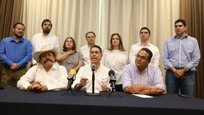 Los partidos de oposición formaron un frente tras las elecciones