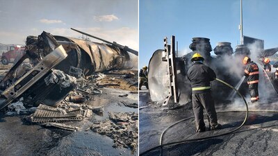 El accidente ocurrió sobre la carretera libre a Tepic, según informó Protección Civil