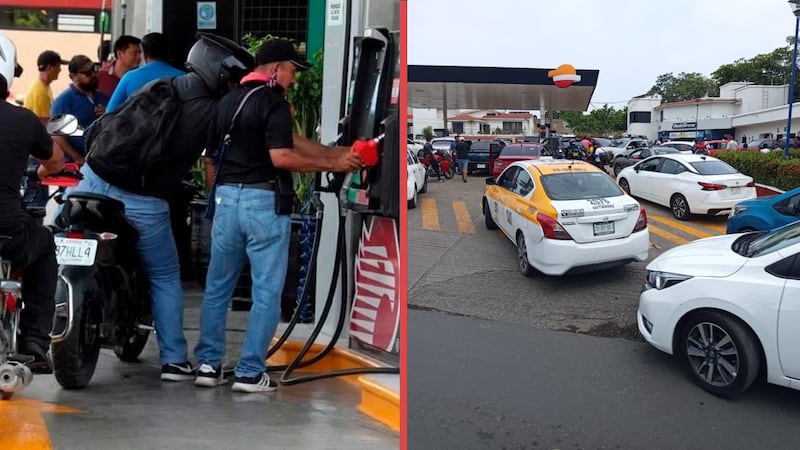 CNTE toma 13 gasolineras en Chiapas y regala combustible a la ciudadania