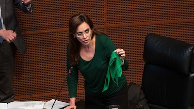 La senadora se ha pronunciado varios veces en contra del aborto