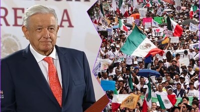 AMLO mandó un mensaje a los estudiantes que se manifestaron contra la reforma al PJF