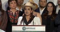Grecia Quiroz acude a la Cámara de Diputados y exige a Sheinbaum que FGR atraiga caso de Manzo