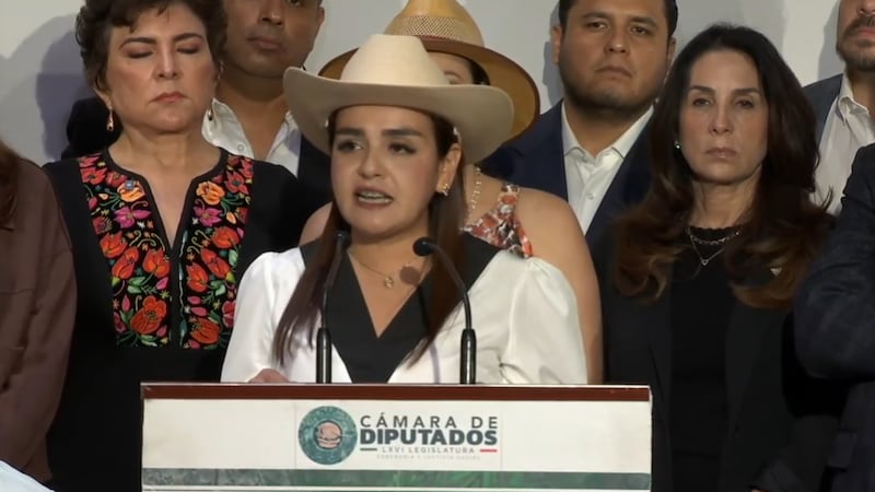 Grecia Quiroz acude a la Cámara de Diputados y exige a Sheinbaum que FGR atraiga caso de Manzo