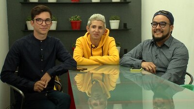 Edson, Harold y Gerardo, son parte de la nueva generación de líderes digitales